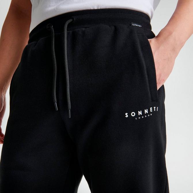 SONNETI LONDON MENS COMFORTABLE LIGHTWEIGHT BLACK JOGGER PANTS