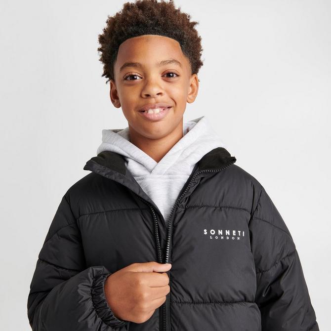 boys black puffer jacket