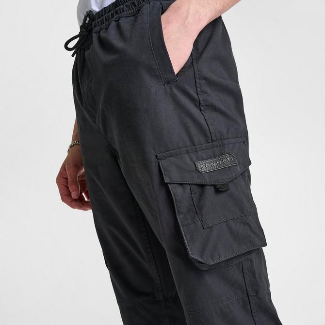 Men's Rubber Cargo Pants With Front Back & Side Pockets