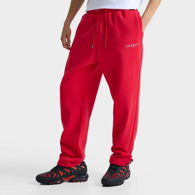 Open sweatpants clearance