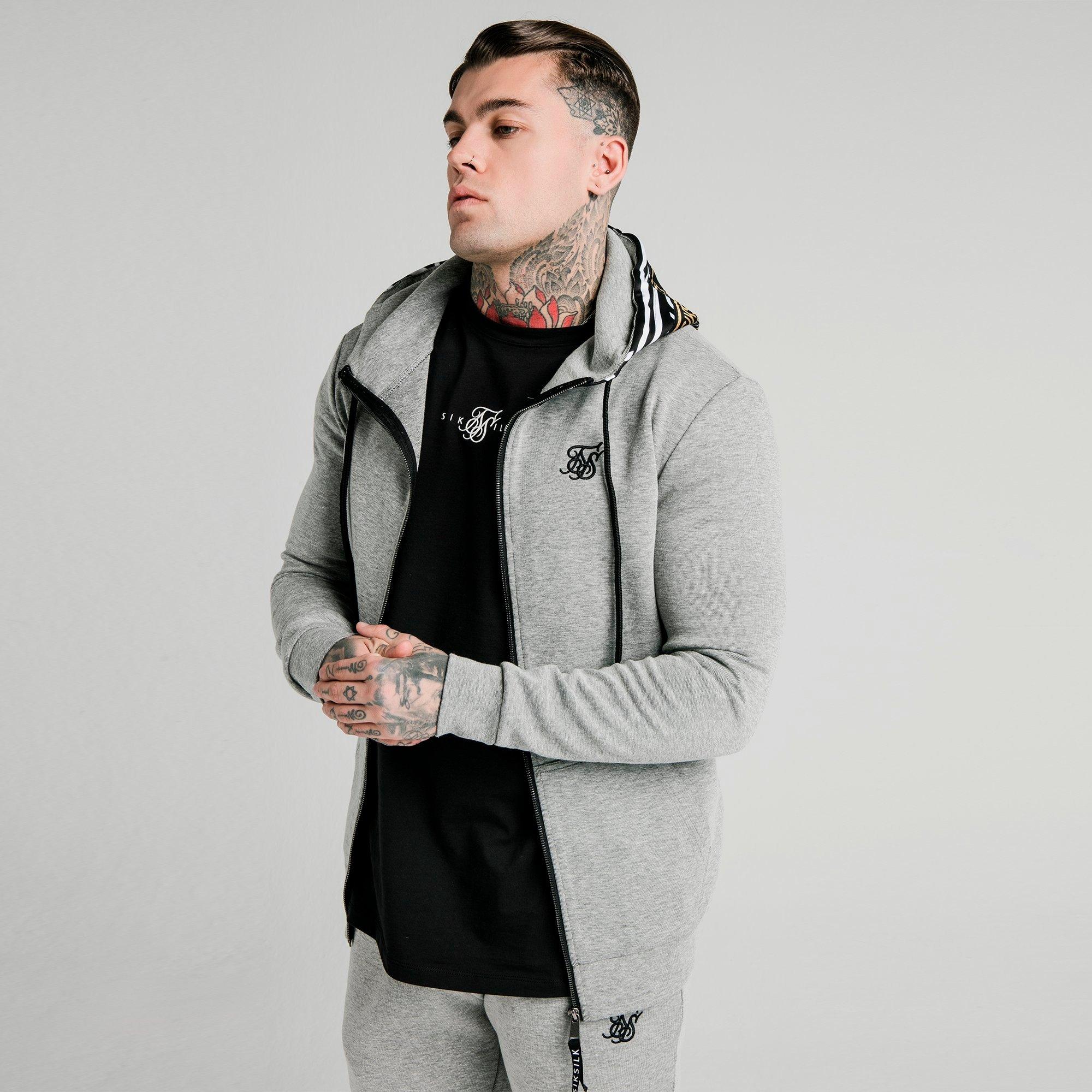 siksilk zip hoodie