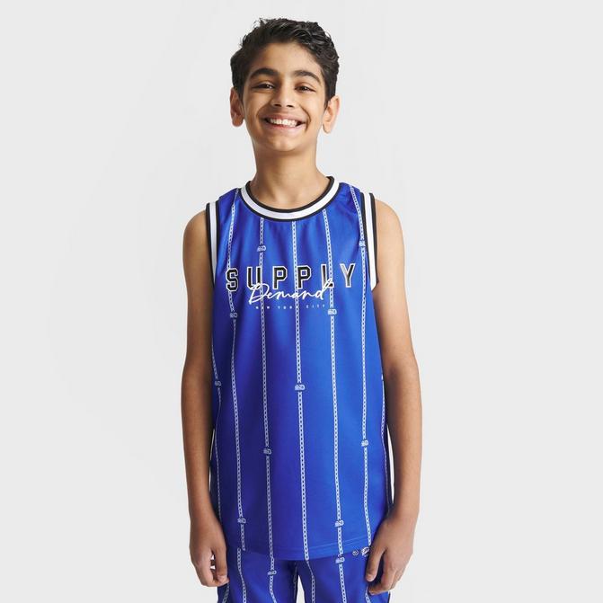 Boys' Supply & Demand Pinstripe Basketball Jersey
