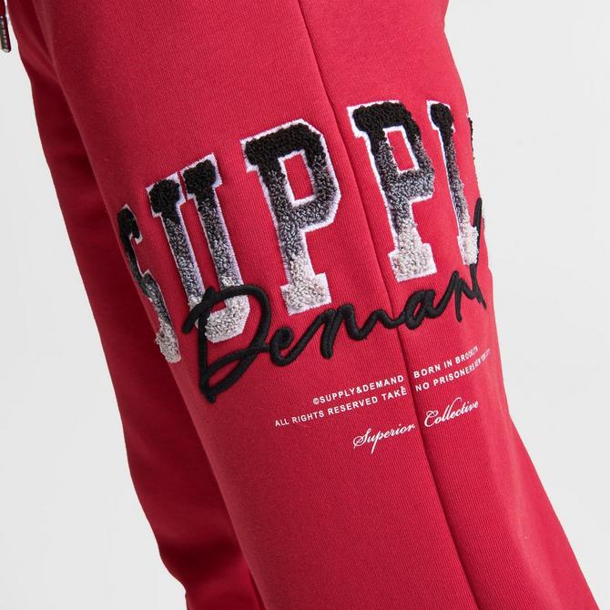 Supply and demand store red tracksuit