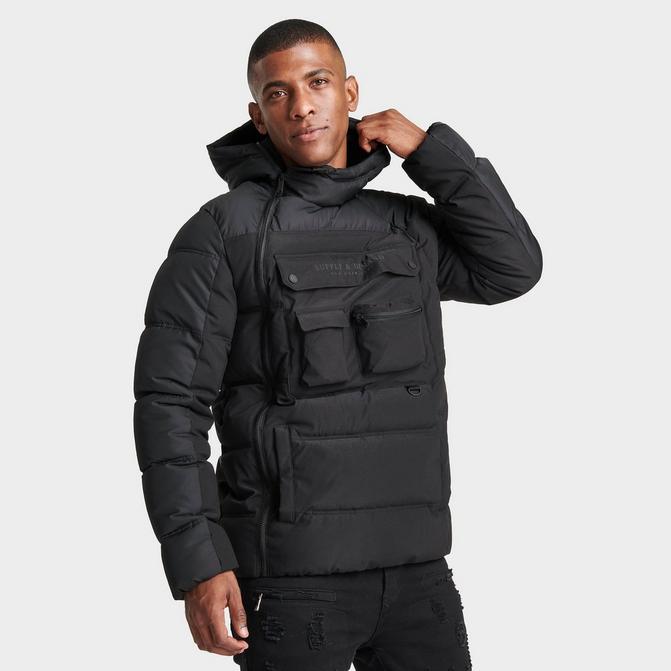 Black puffer jacket store jd