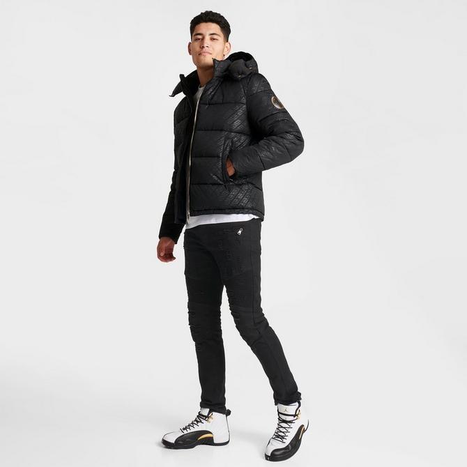 Supply and demand hot sale black puffer jacket