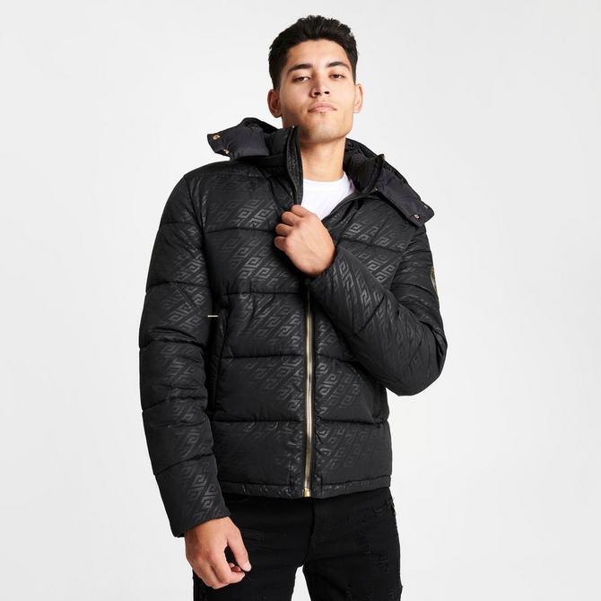 Supply and demand black puffer jacket sale