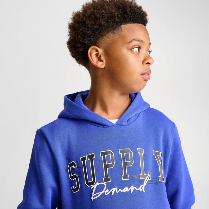 Supply & Demand Drip Hoodie Junior en Azul