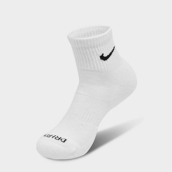 White nike 2025 socks ankle