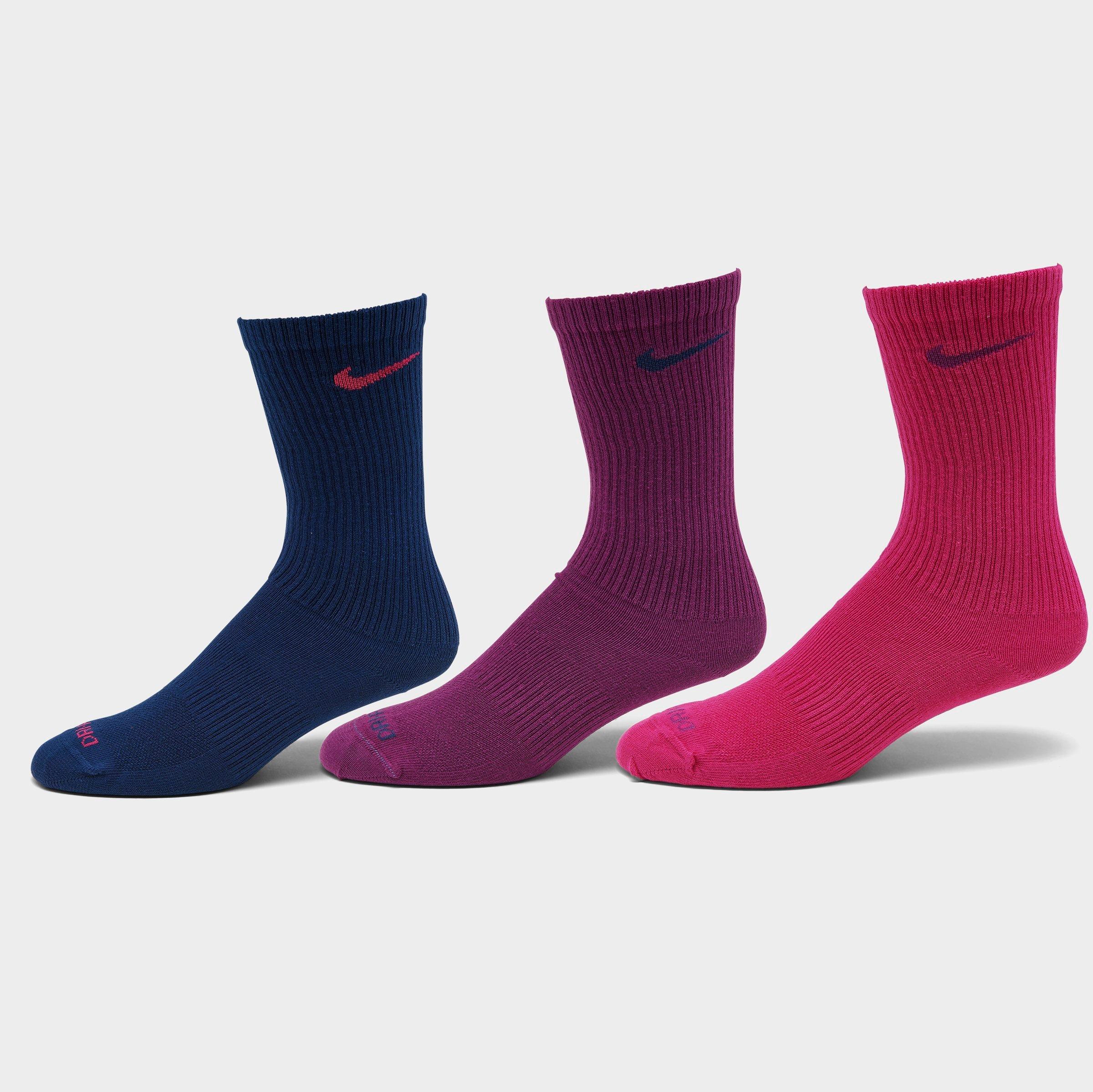 nike colored crew socks