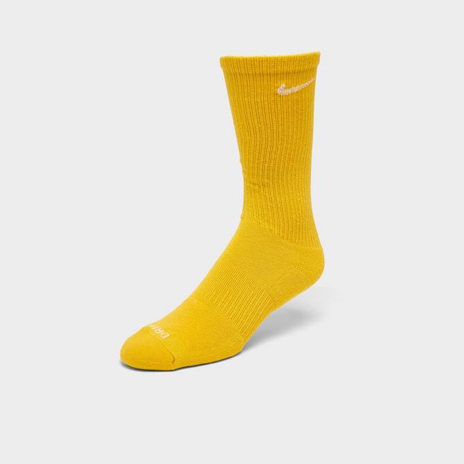 Yellow store socks nike