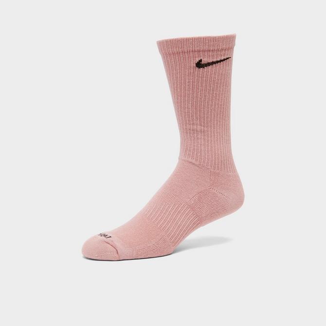 Pink Pack Nike Crew Socks Dri Fit, Adult Unisex Large, 3 - Pack