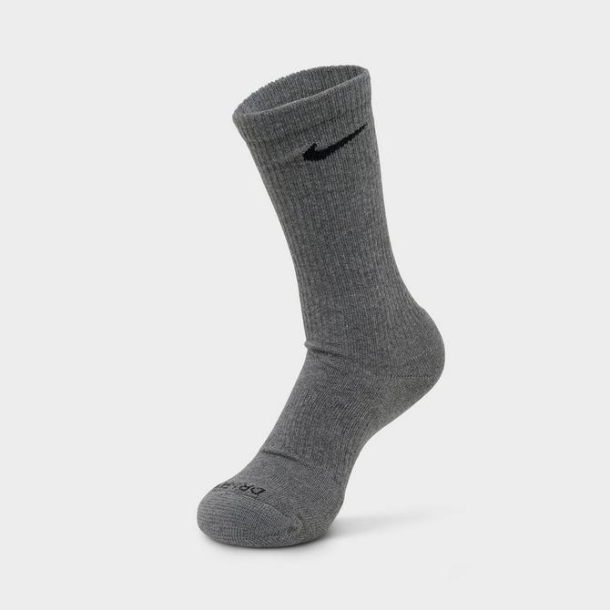 NIKE Everyday Plus Cushioned 6 Pack Crew Socks - WHITE