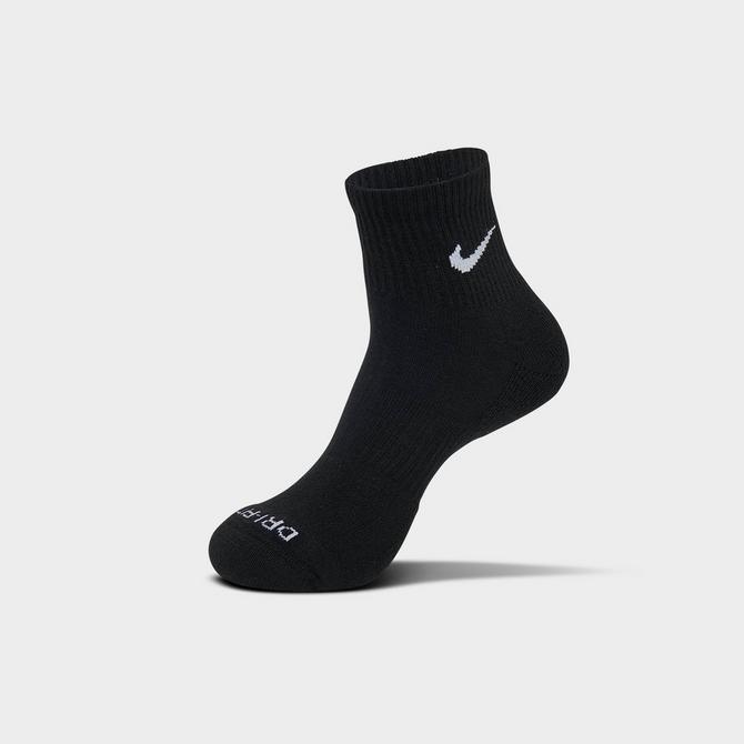 NIKE EVERYDAY PLUS CUSHIONED CREW SOCKS (1 PAIR) BLACK/WHITE – Park Access