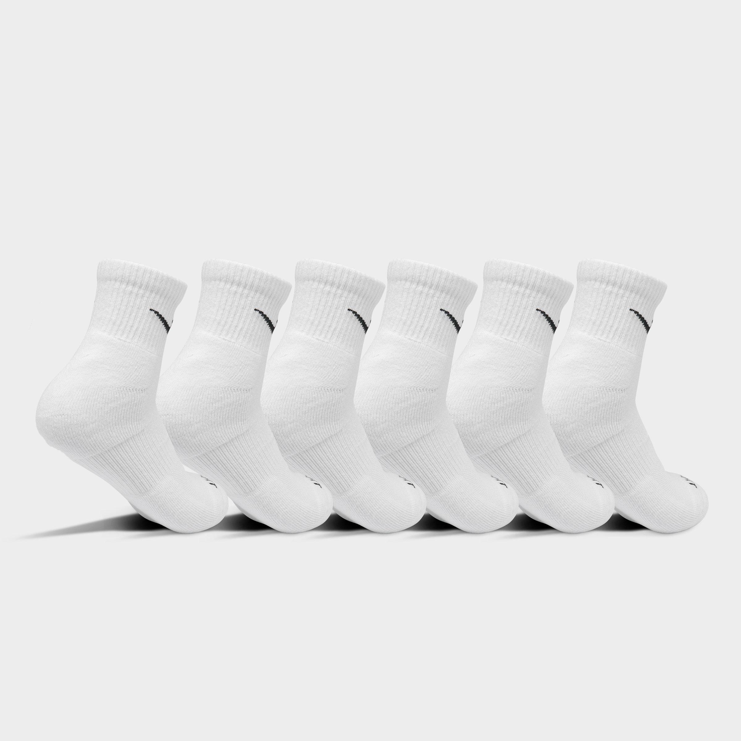 nike everyday plus socks white