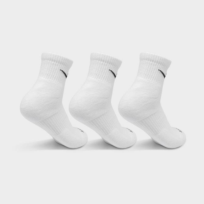 Cushioned Socks | Comfy Quarter Crew | Black