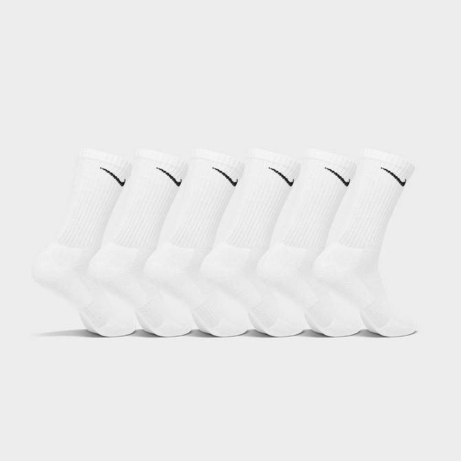 Nike Everyday Plus Cushioned Training Ankle Socks (6 Pack) White / Black