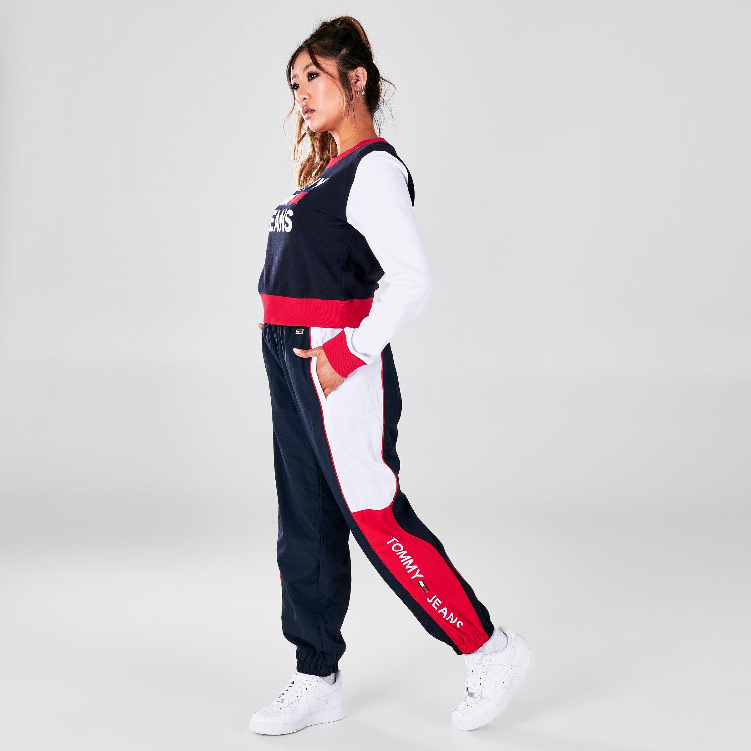 tommy hilfiger colour block track pants