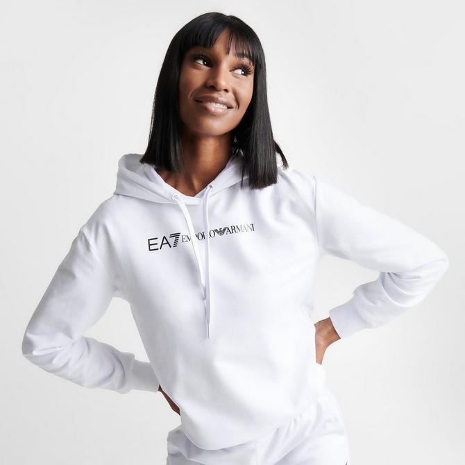 Women s Emporio Armani EA7 Cropped Hoodie