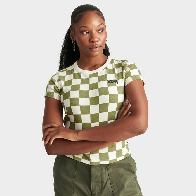 Vans checkerboard cheap t shirt