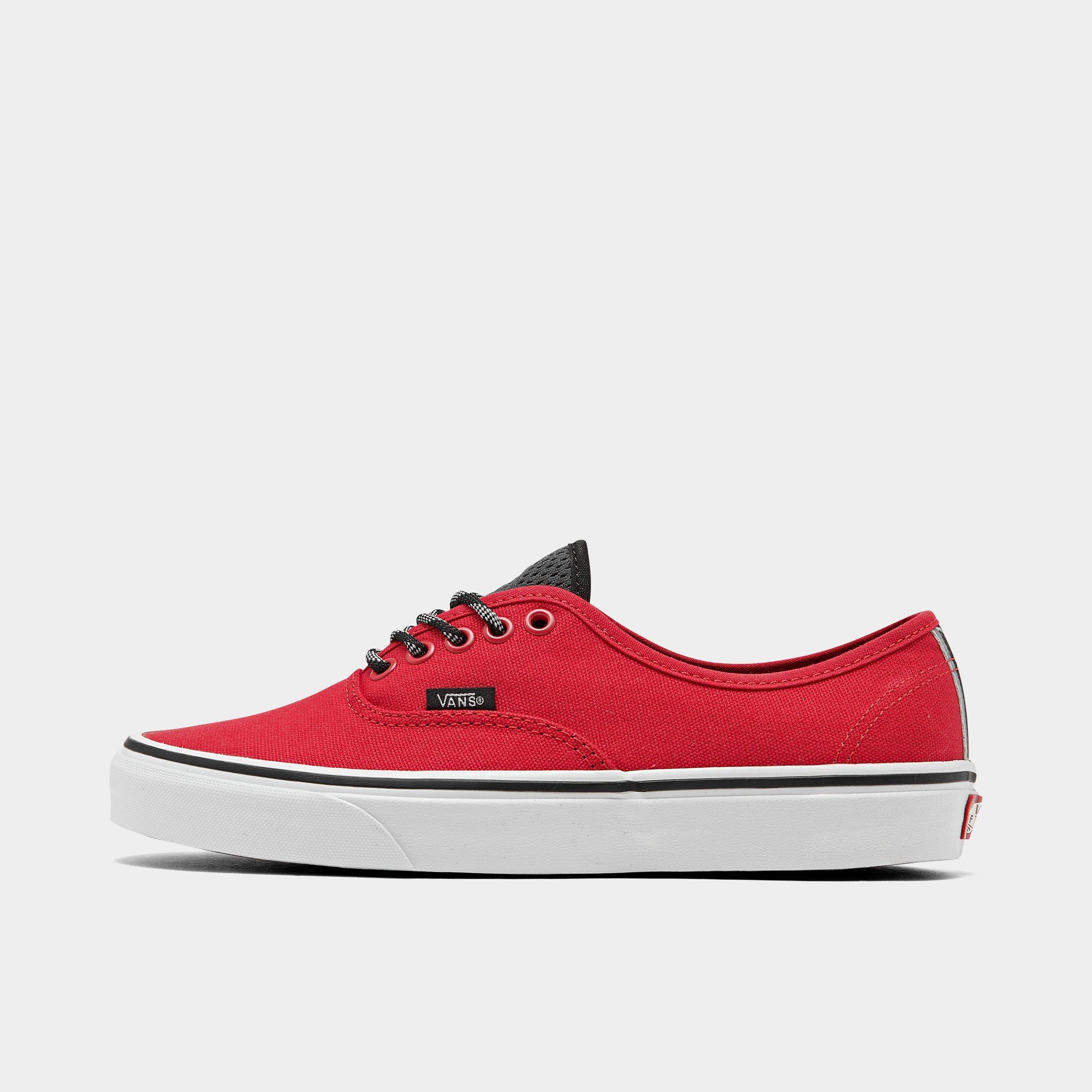 vans red casual shoes