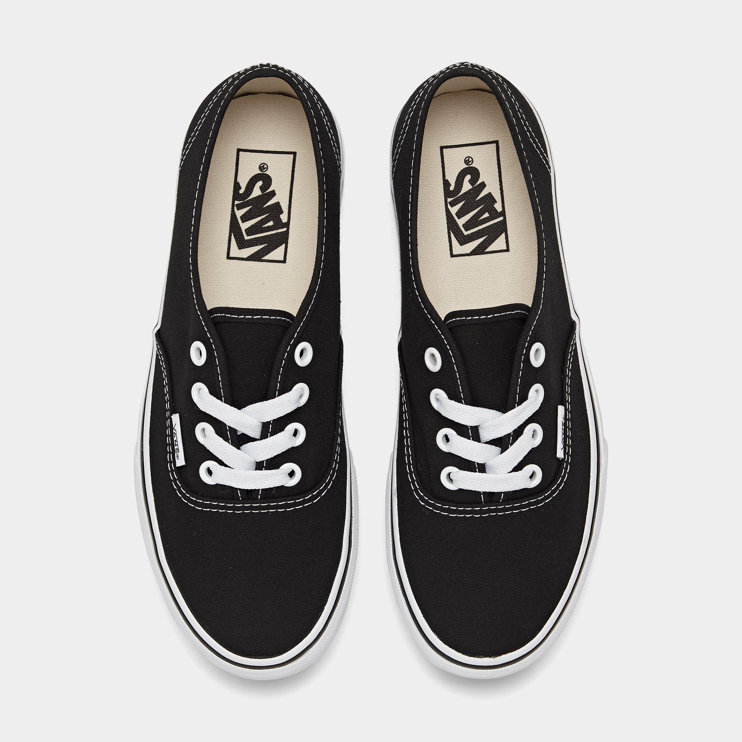 vans authentic platform black