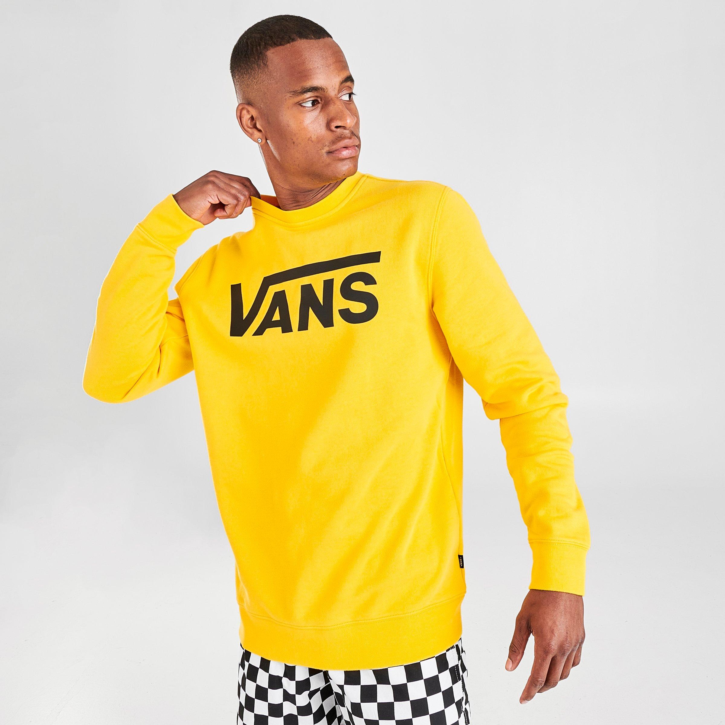 yellow crew neck mens