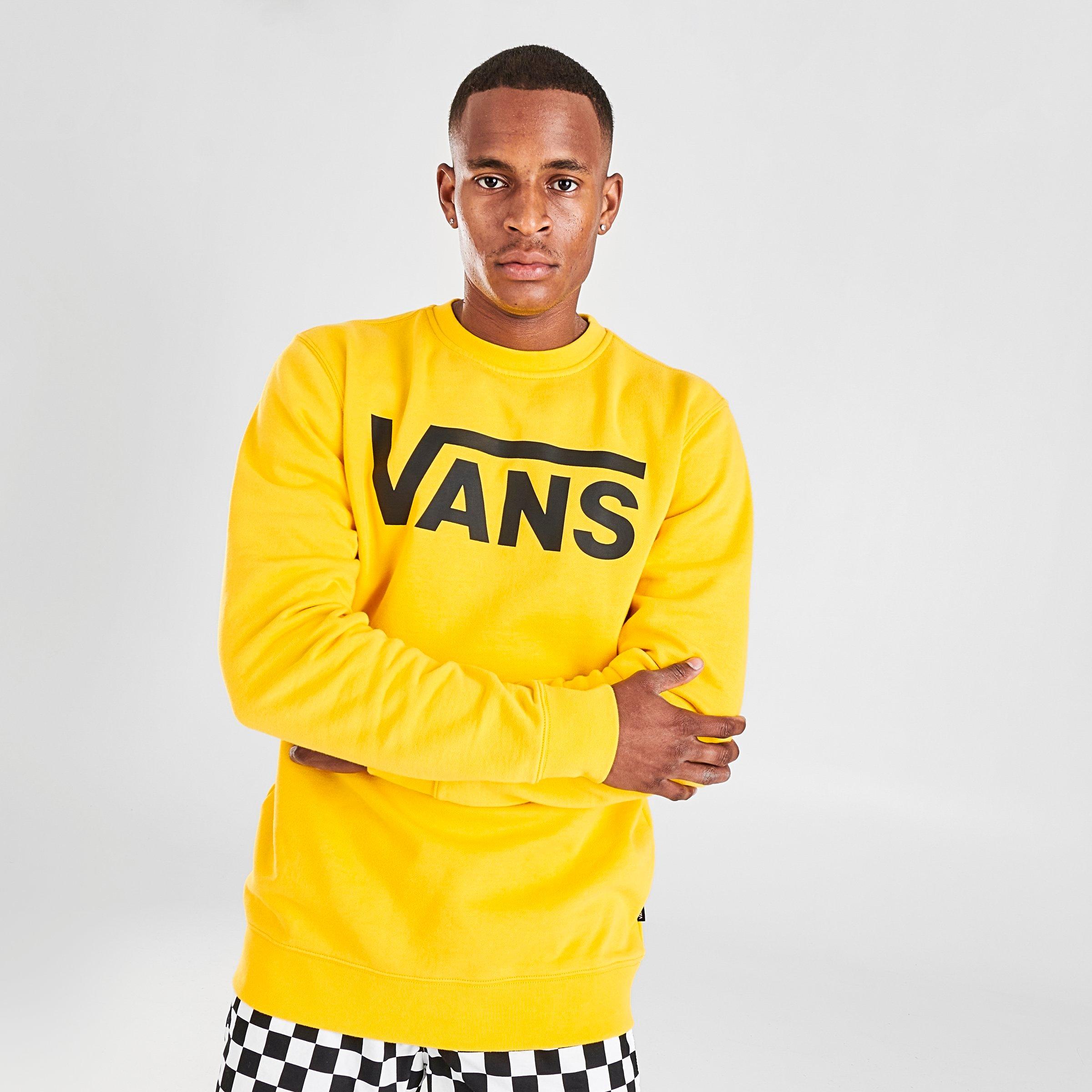 vans sweatshirt yellow