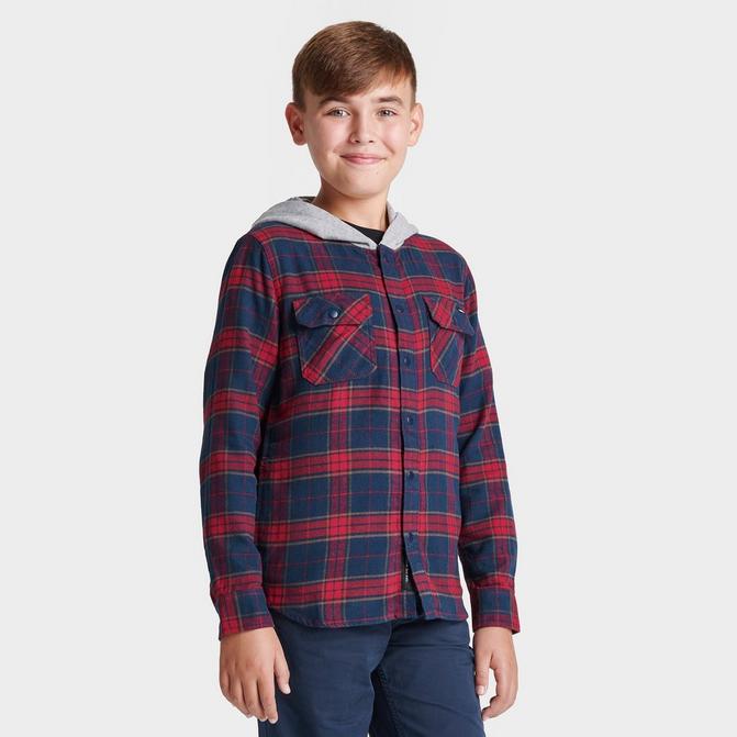 Kids Vans Parkway Hooded Long Sleeve Shirt