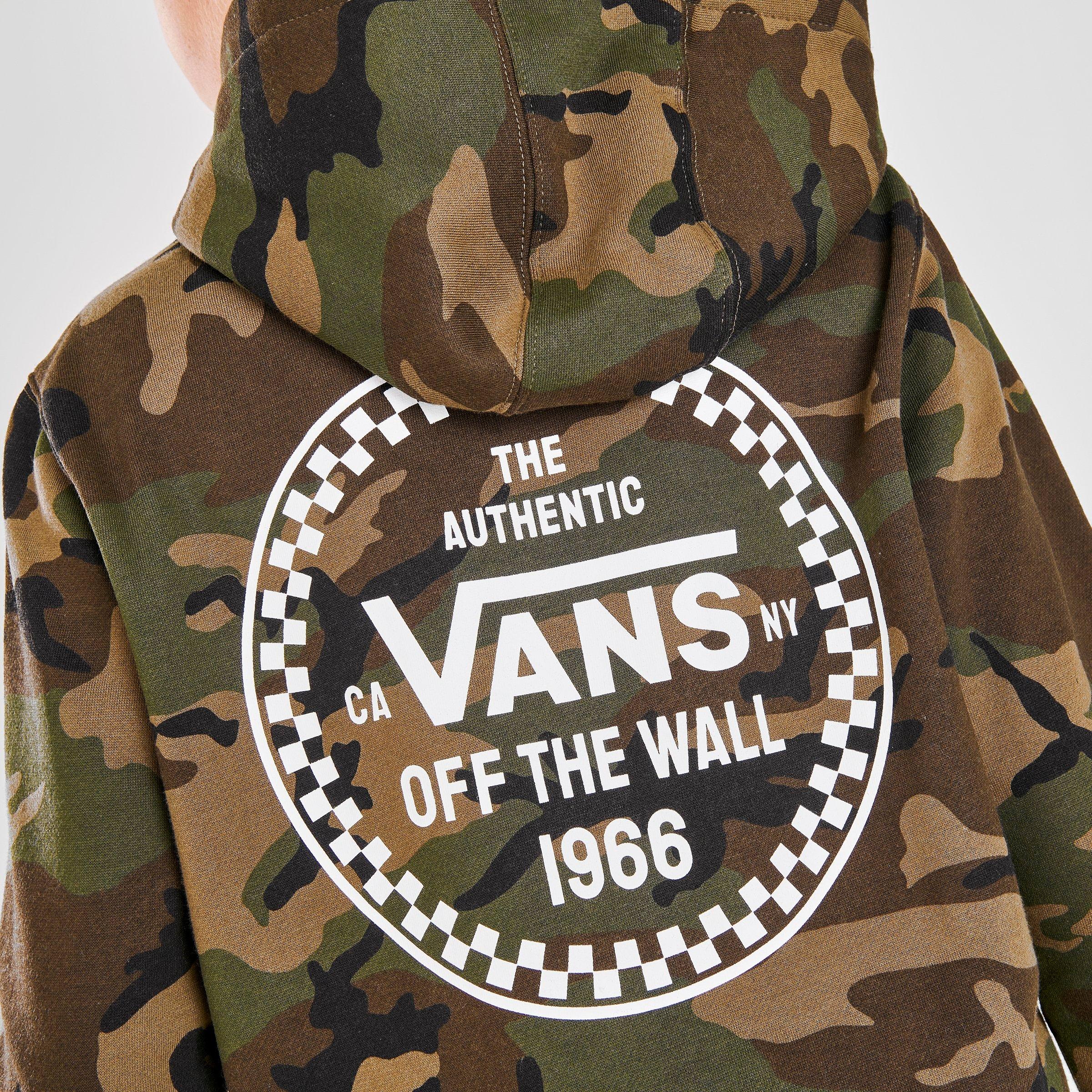vans camouflage hoodie