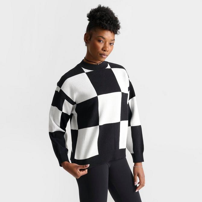 Women s Vans Vortex Checkerboard Sweatshirt JD Sports