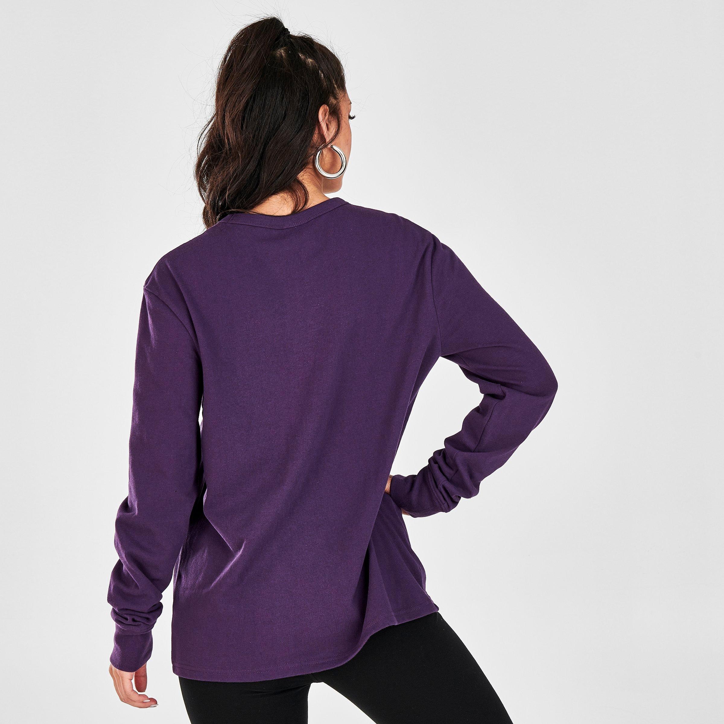 champion purple long sleeve