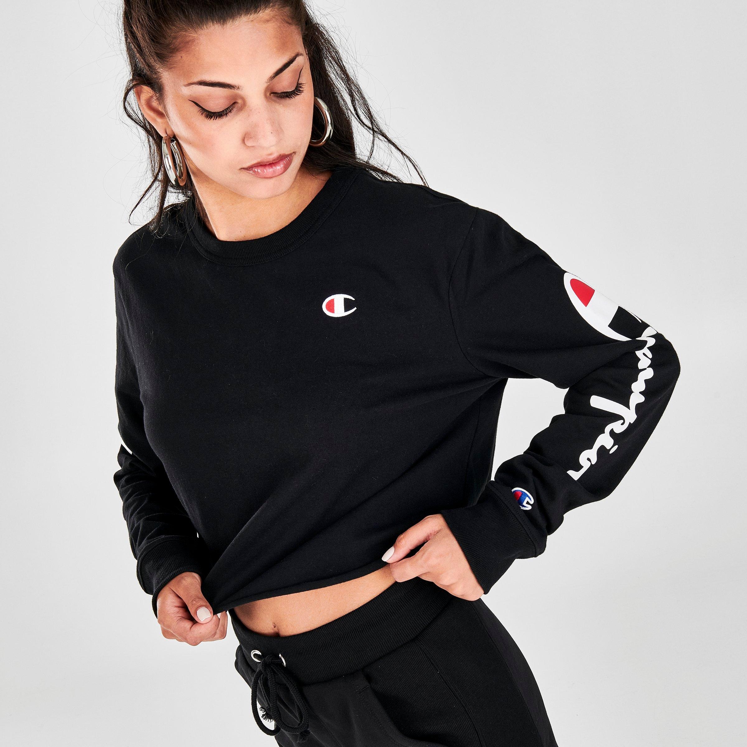 long sleeve champion shirt womens
