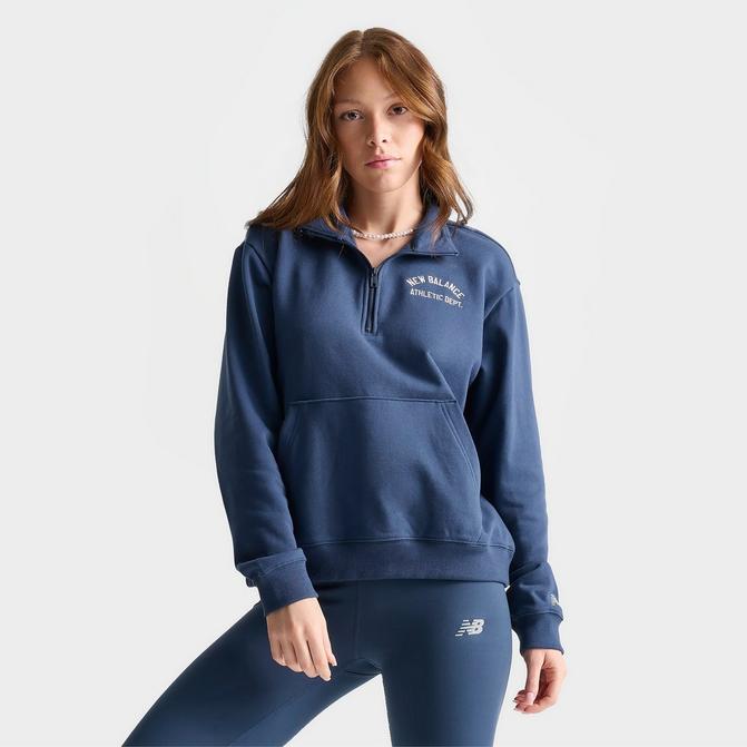 Women s New Balance Sportswear s Greatest Hits Quarter Zip Sweatshirt