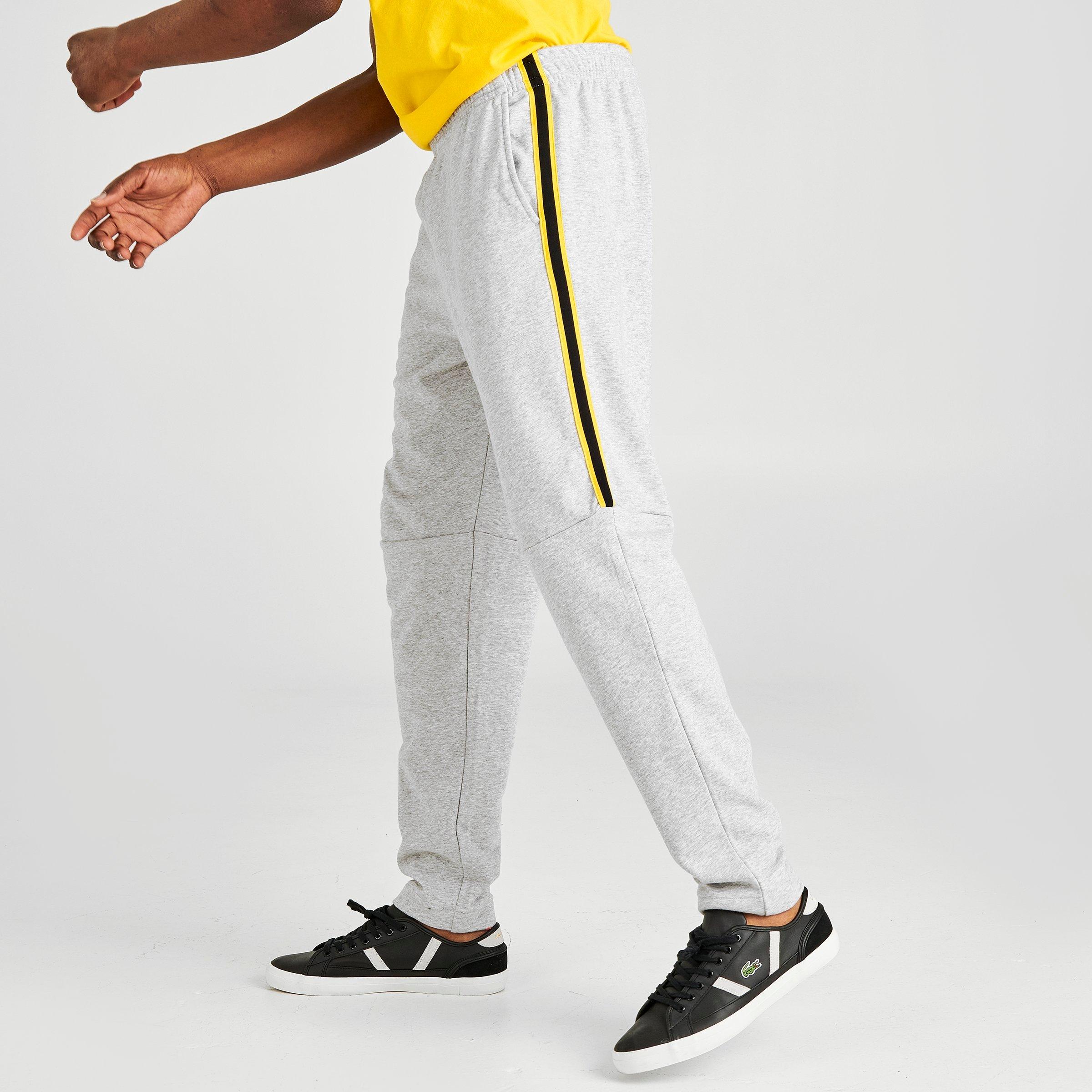 lacoste sport fleece jogger pants