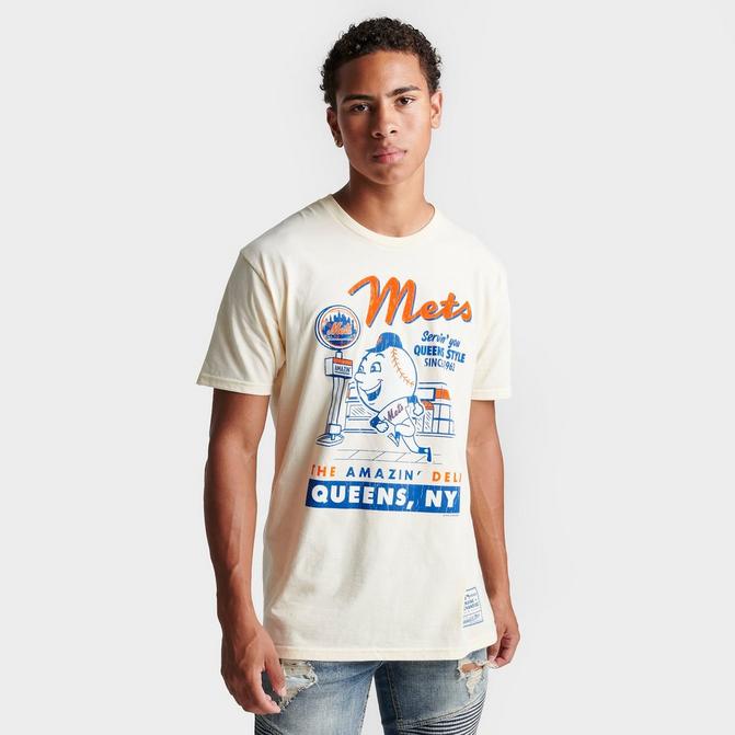 Men's Mitchell & Ness New York Mets MLB Logo Graphic T-Shirt