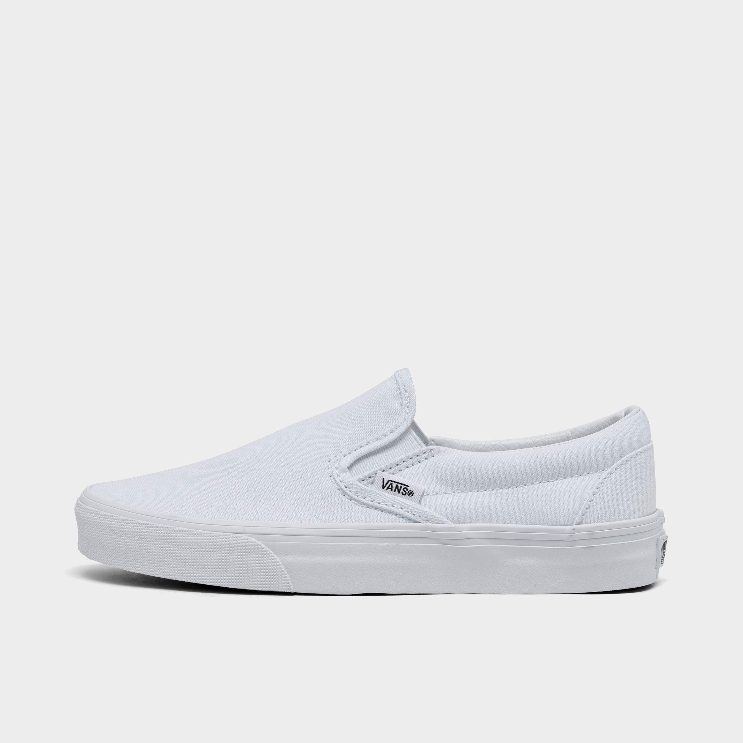 Vans Women's Classic Slip-On Heavy Textures Casual Shoes in True White Size: 5