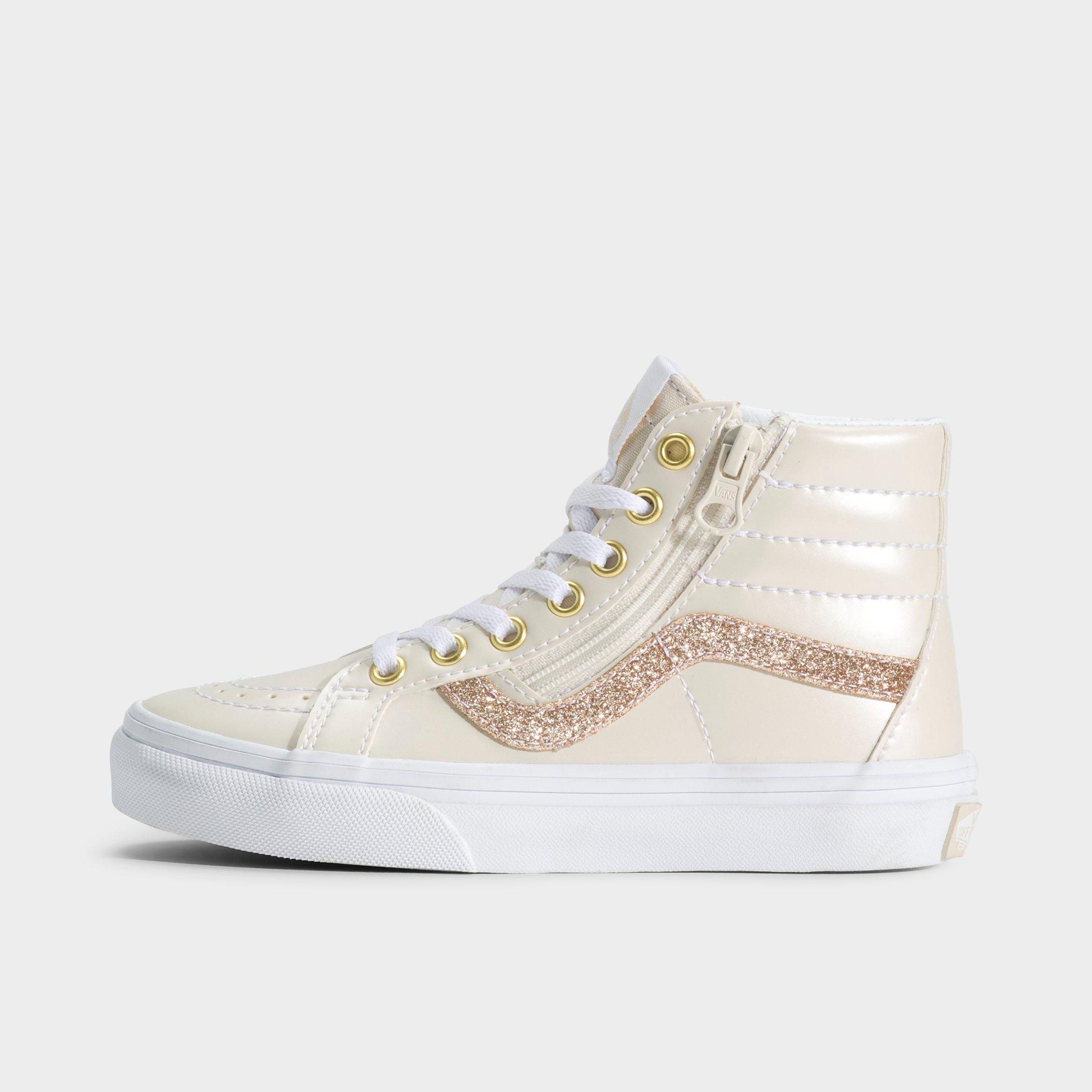 Vans Girls Little Kids Sk8-Hi Reissue Side Zip Casual Shoes