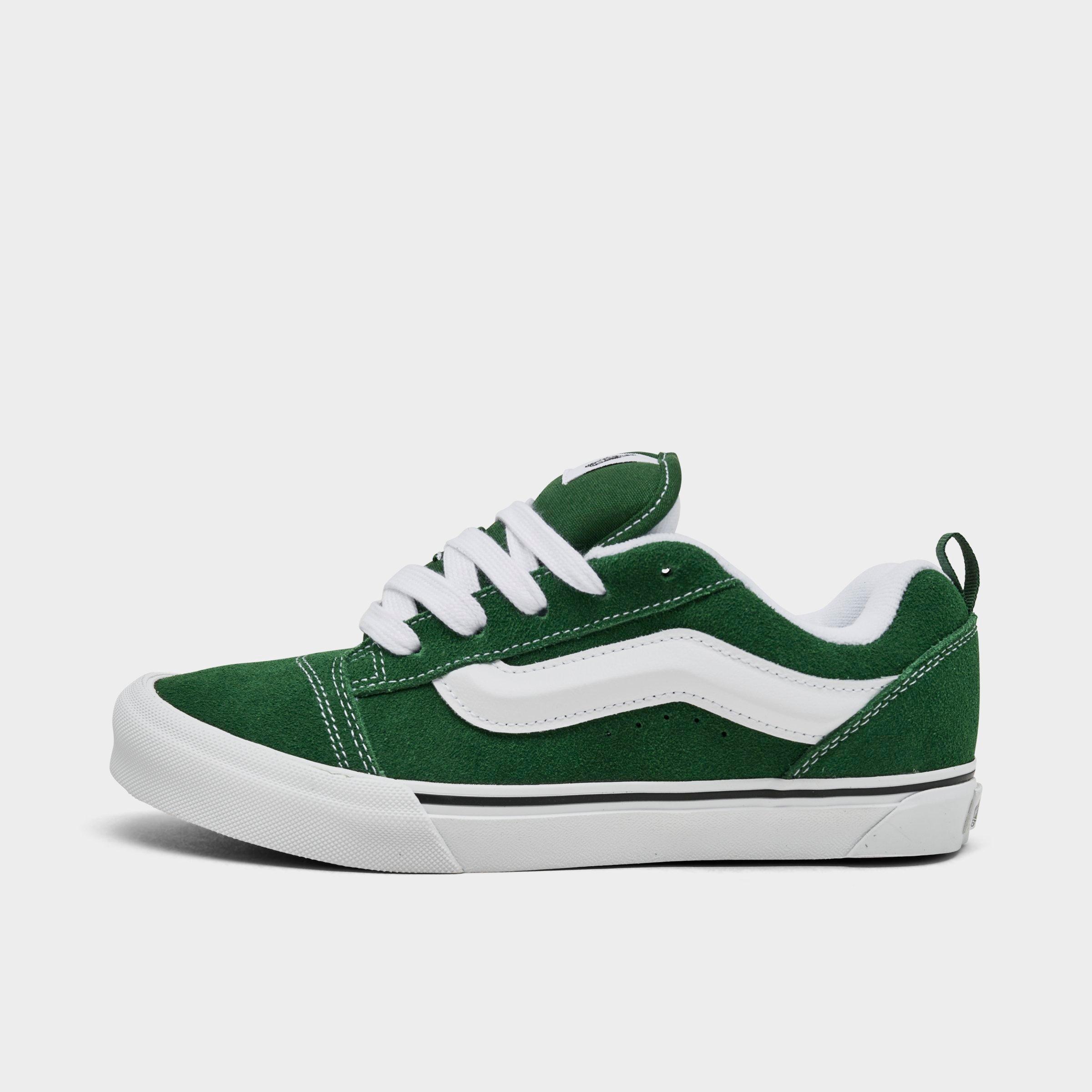 Vans Big Kids Knu Skool Casual Shoes in Eden Green Size: 5.5