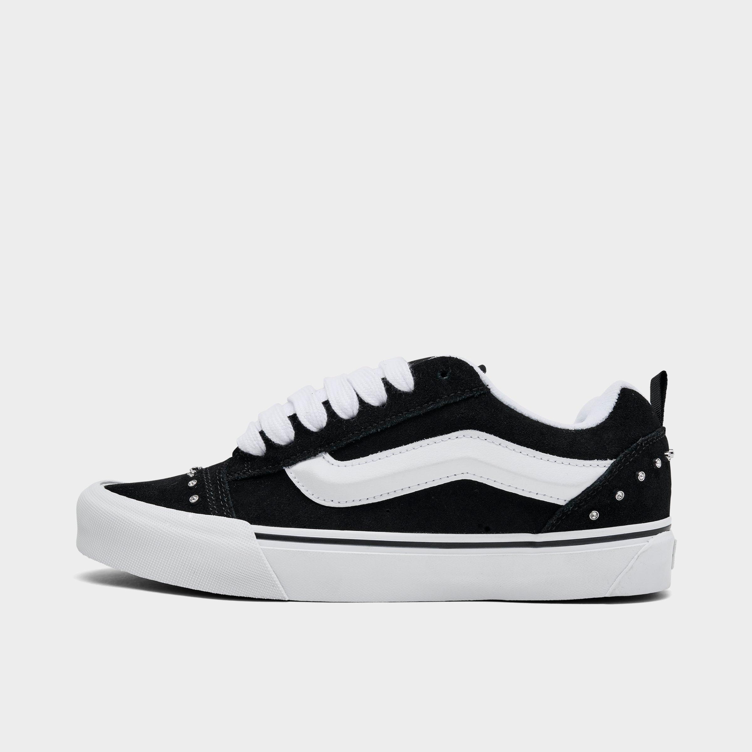 Vans Men's Knu Skool Casual Shoes in Black/White Size: 8.0