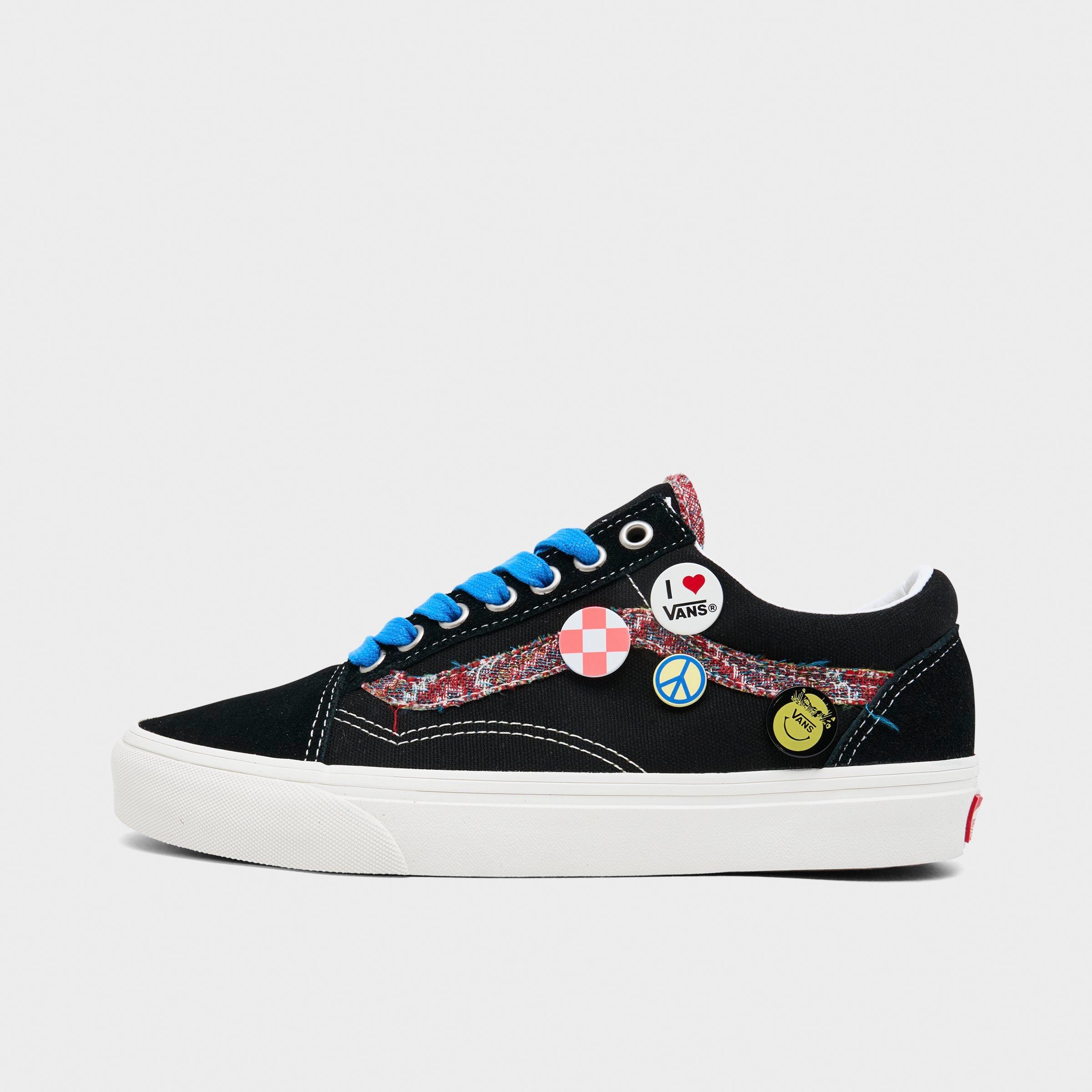 Vans Big Kids Old Skool Casual Shoes in Souvenir Black/Marsh Size: 5.5
