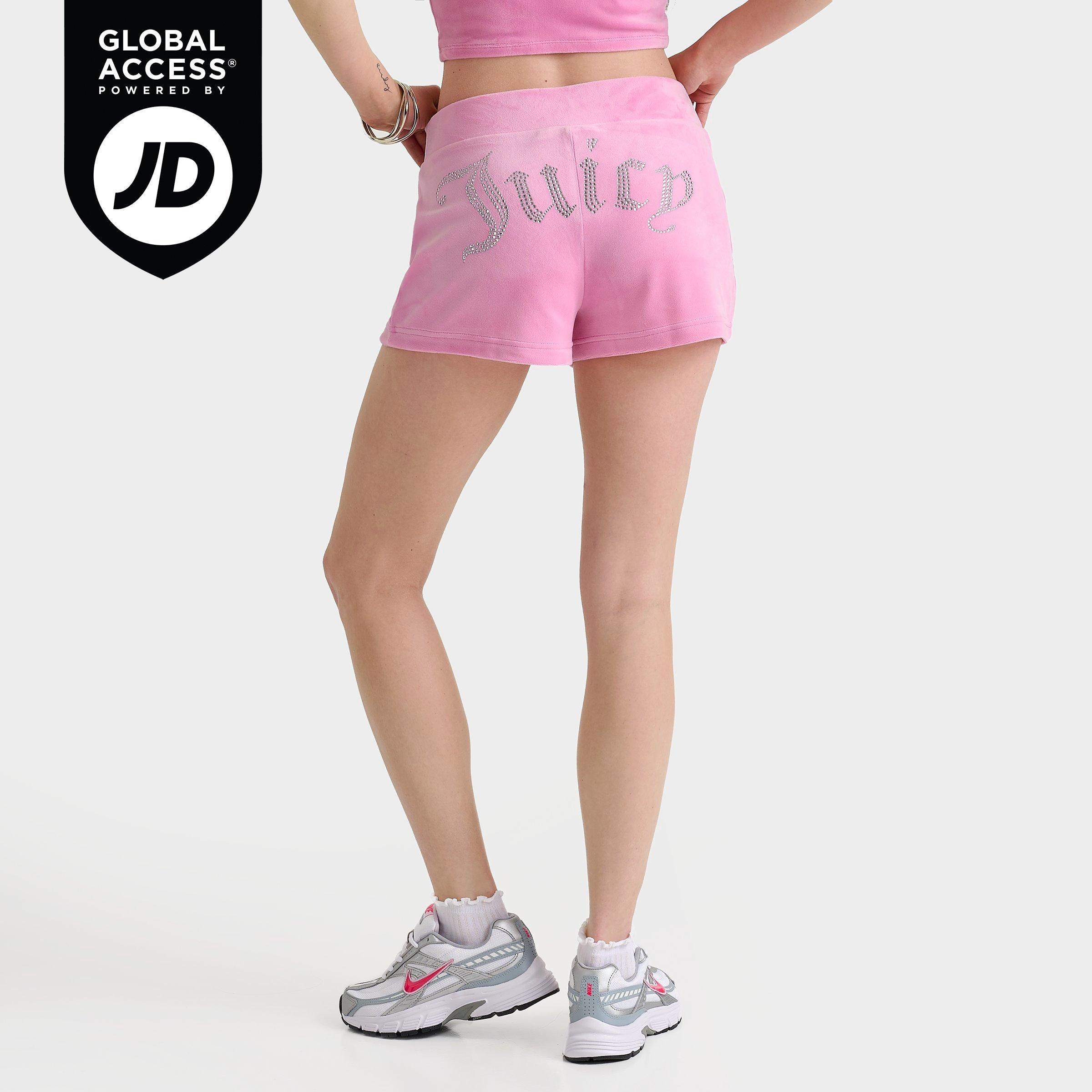 Juicy Couture Women's OG Bling Shorts in Fanciful Size: XS