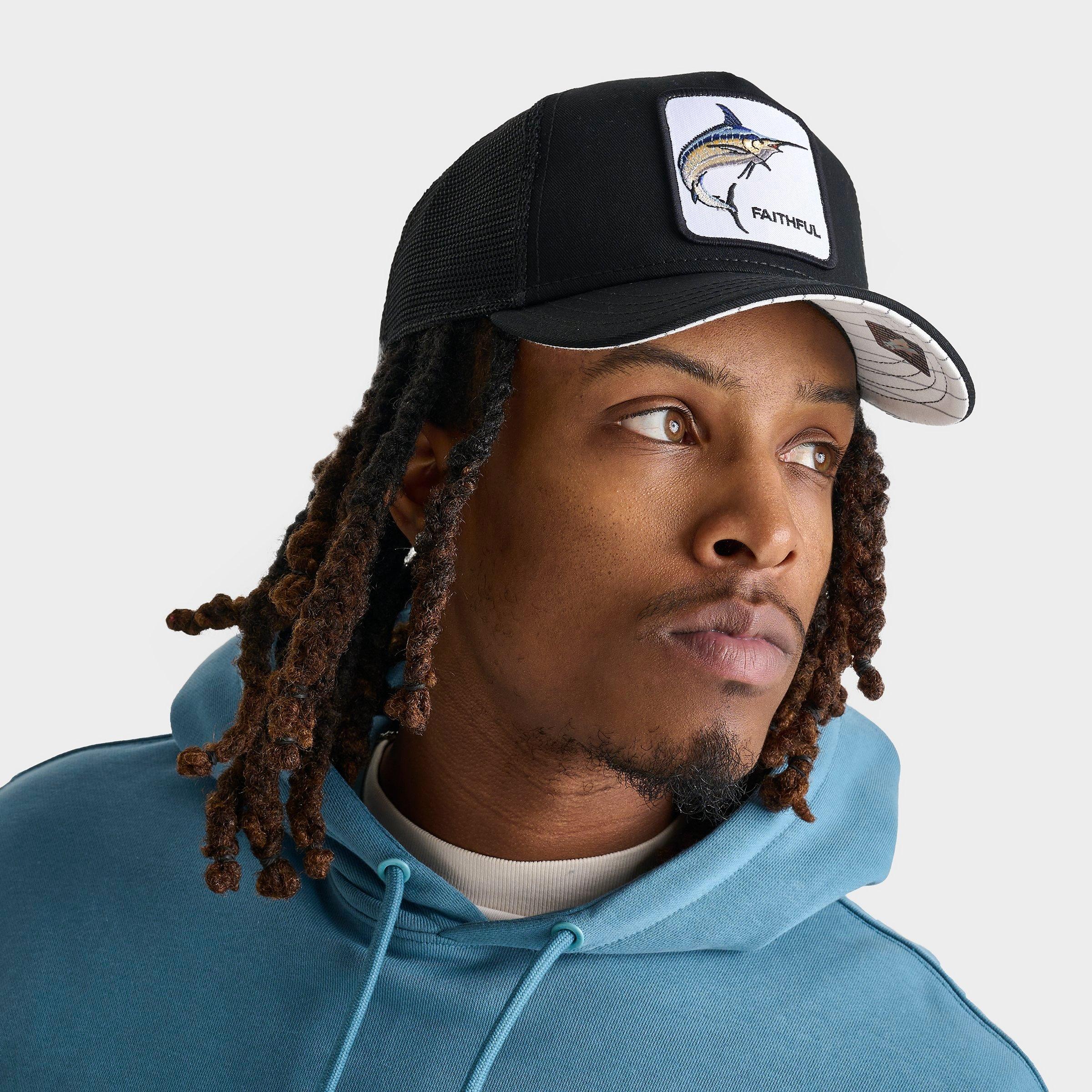Goorin Bros. Faithful Fish Trucker Hat in Blue/Black