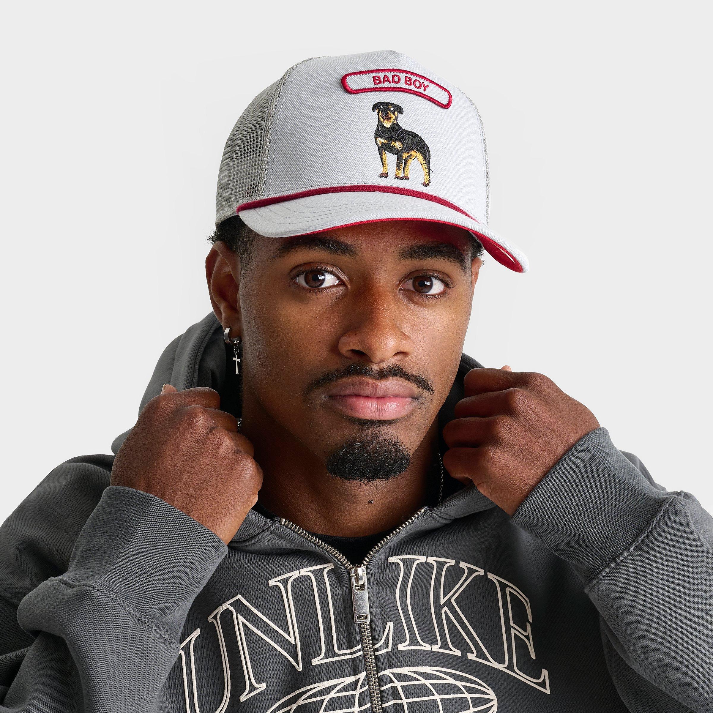 Goorin Bros. Bad Boy Trucker Hat in Grey/Red