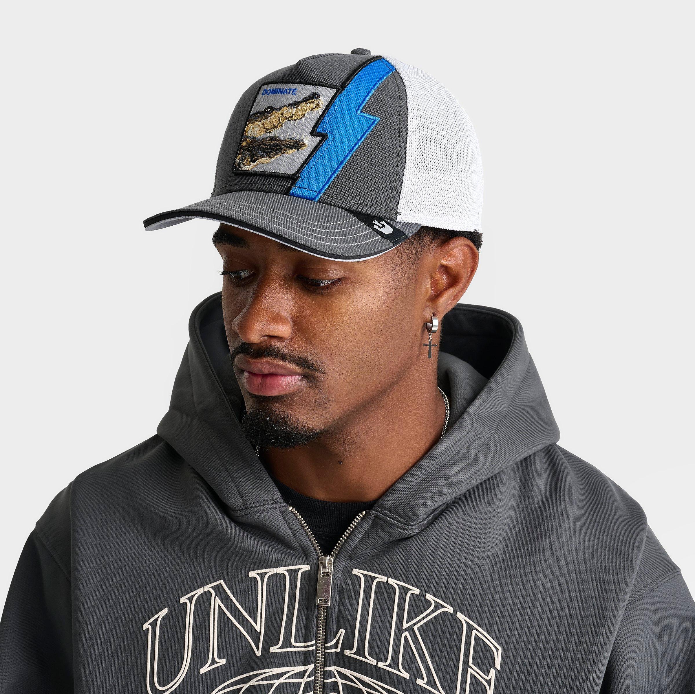 Goorin Bros. Dominate Trucker Hat in Grey/Blue