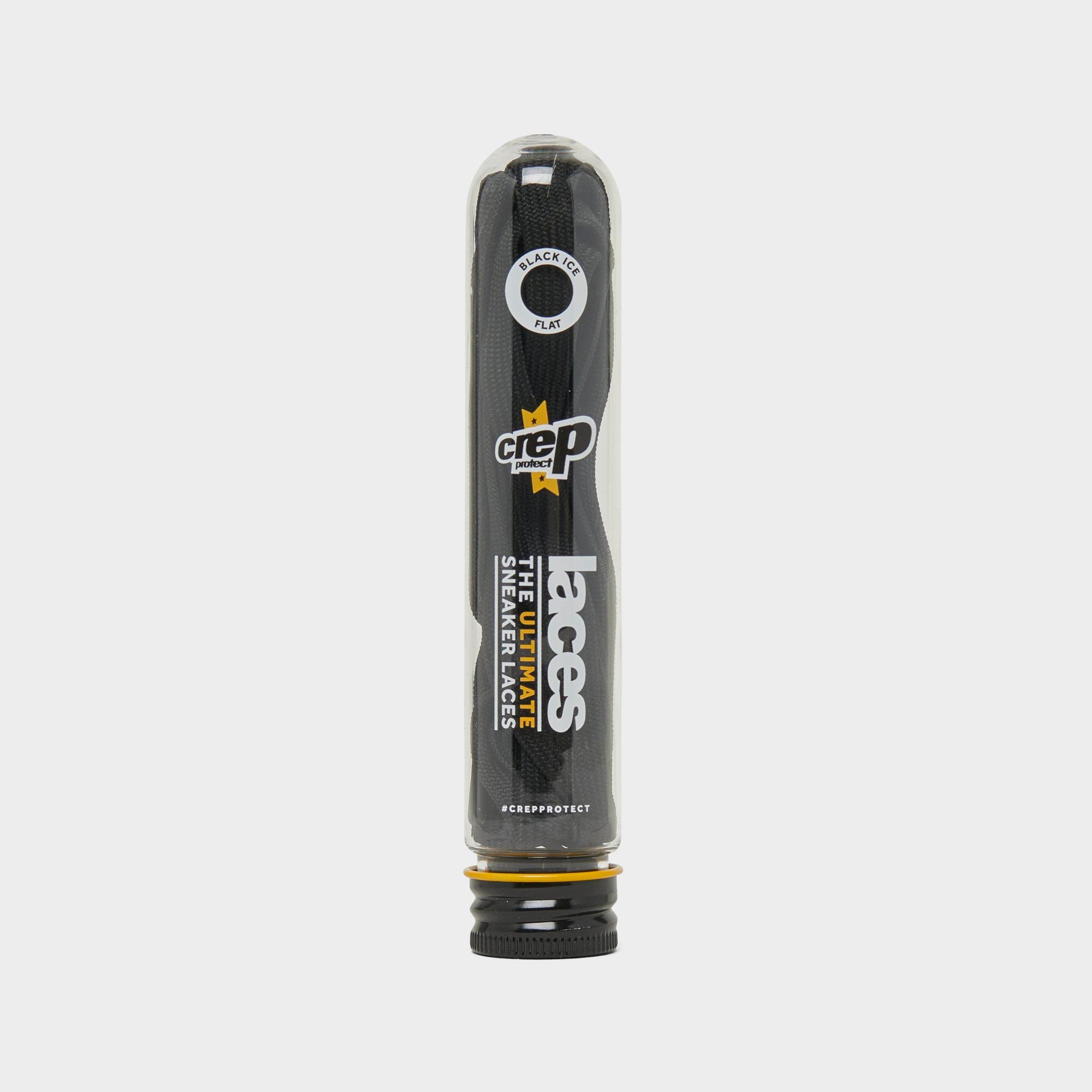 Crep Protect Pre-treated Flat Laces in Black Size: NOSIZE