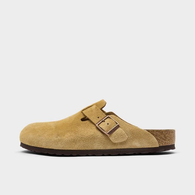 靴 BIRKENSTOCK BOSTON 23cm Boston Chunky Suede Leather Dark Tea/ Black | BIRKENSTOCK