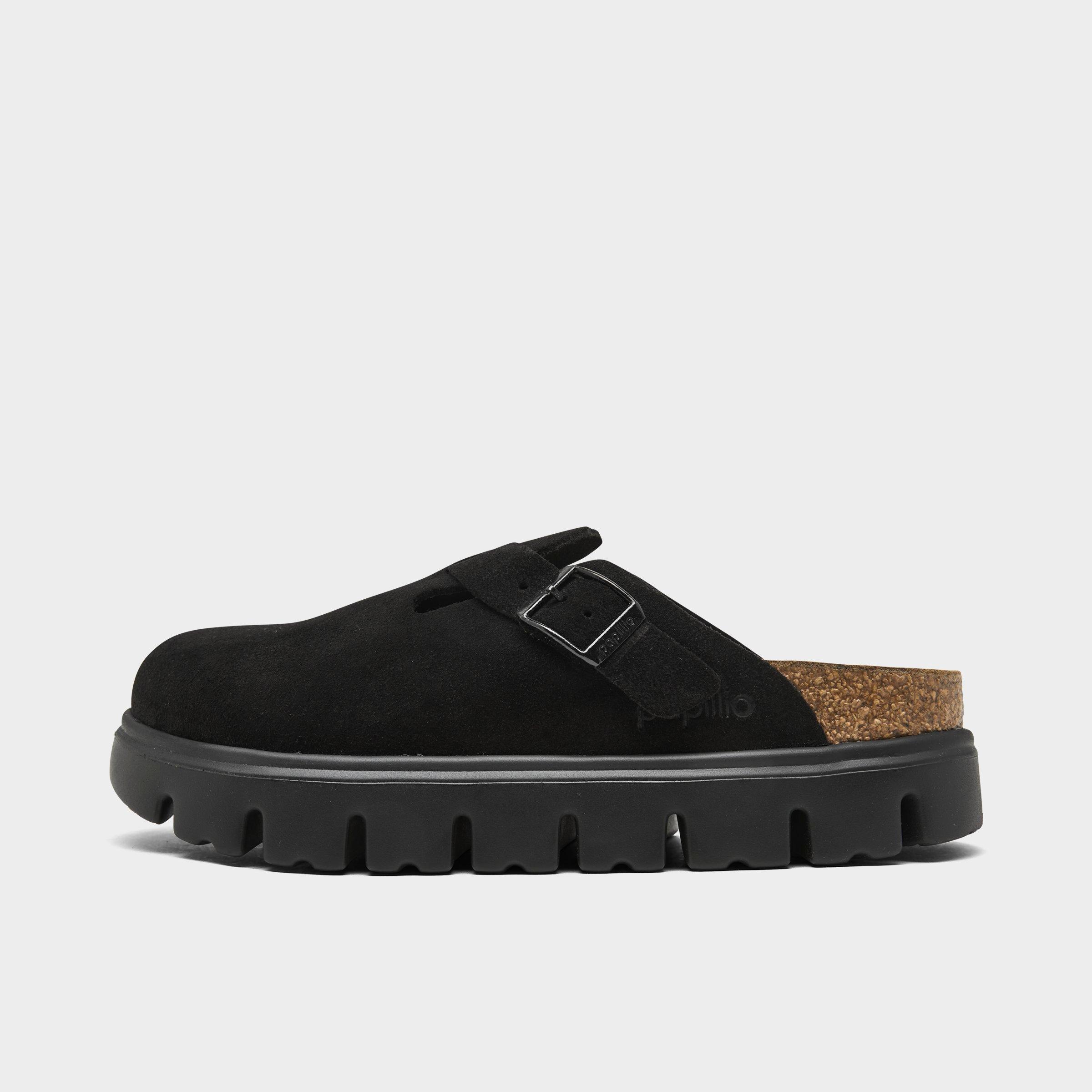Birkenstock Women's Boston Chunky Platform Sandals in Black Size: 37