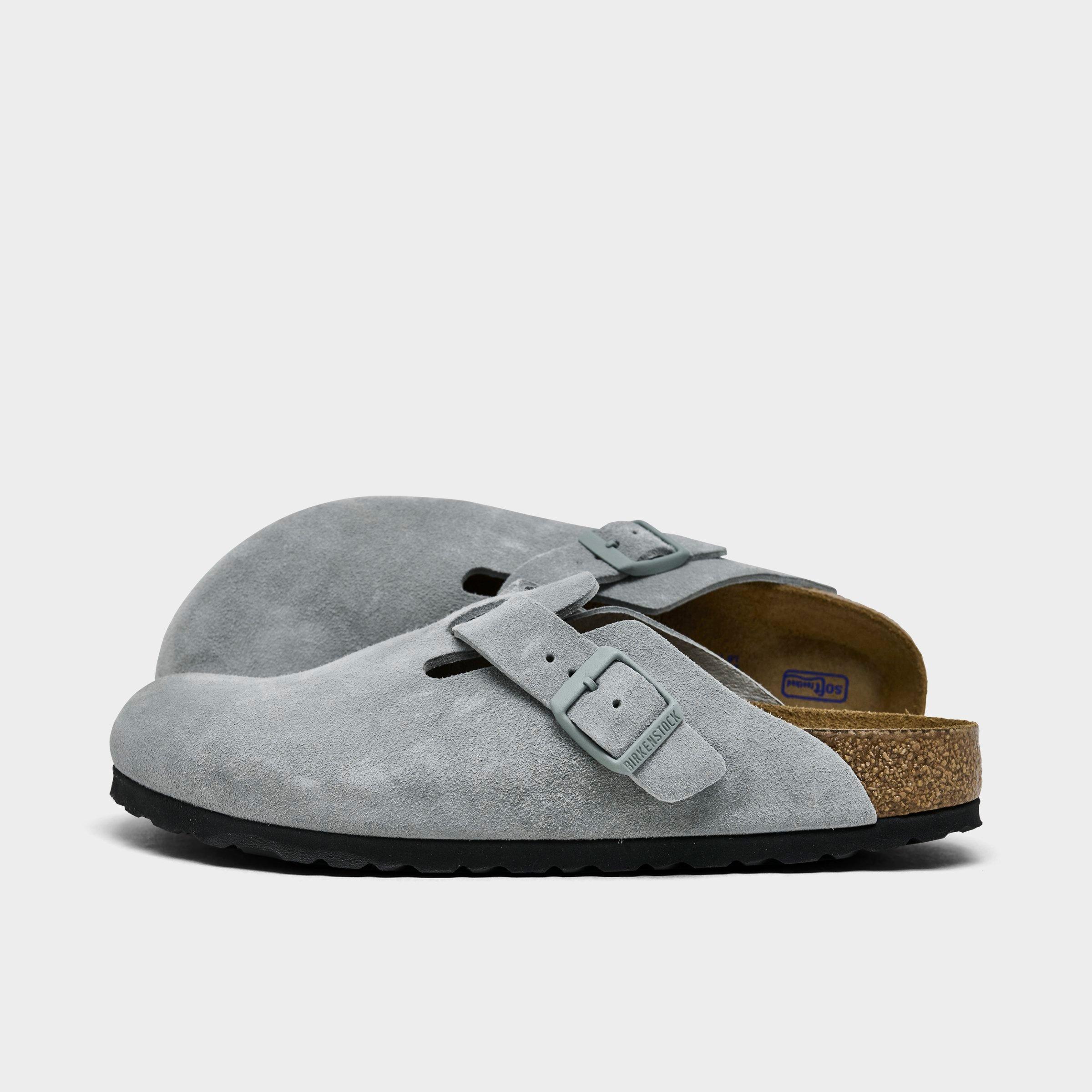 Birkenstock Women's Boston Soft Footbed Clogs in Pure Sage Size: 36
