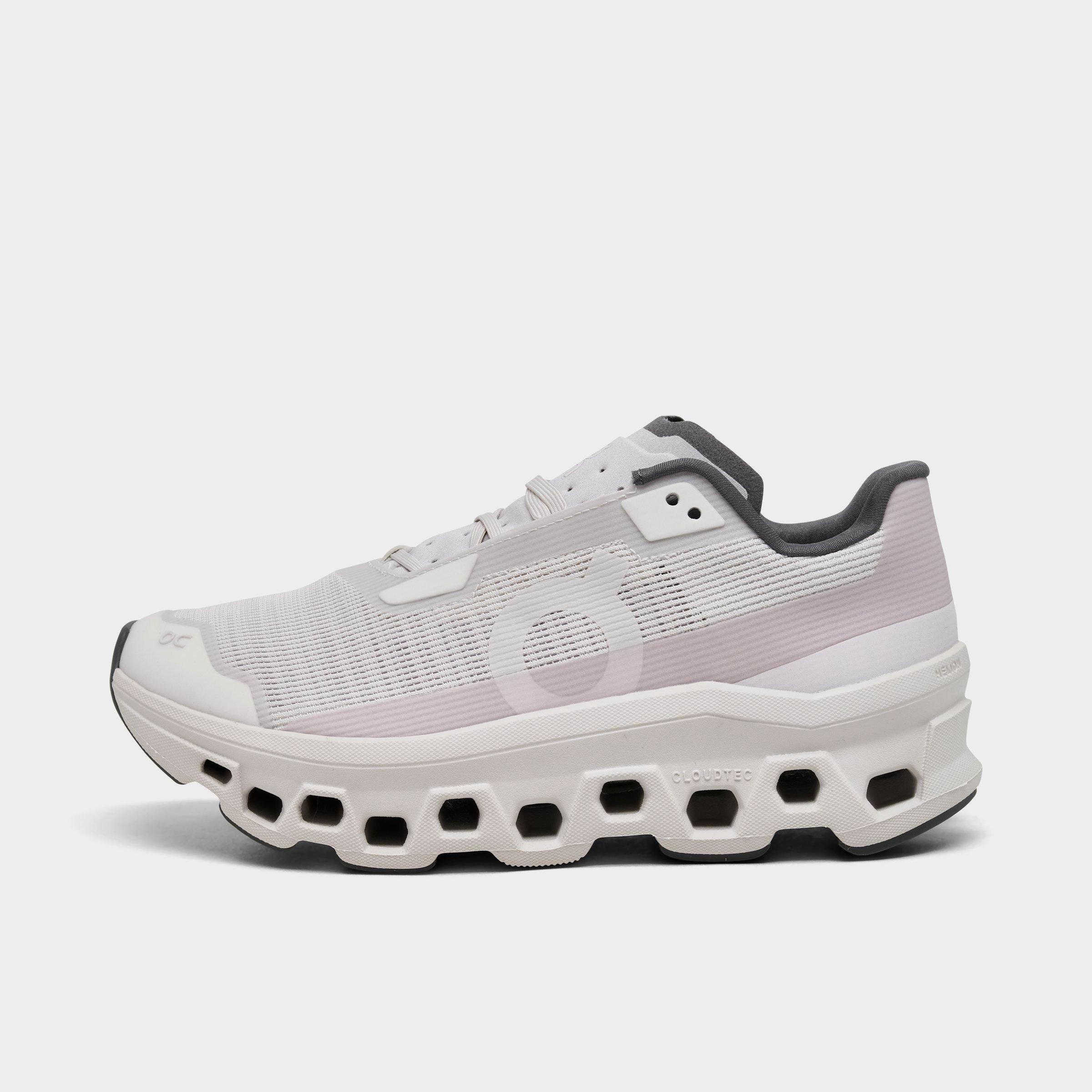 On Women's Cloudmster Void Running Shoes in Ivory/Wolf Size: 6