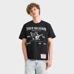 Tシャツ・カットソー [True Religion] TR World Tour T-Shirt White/Black True Religion World Tour T Shirt Winter White | Mainline